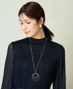【SALE/10%OFF】a.v.v サークルロングネックレス アー・ヴェ・ヴェ アクセサリー・腕時計 ネックレス シルバー ゴールド