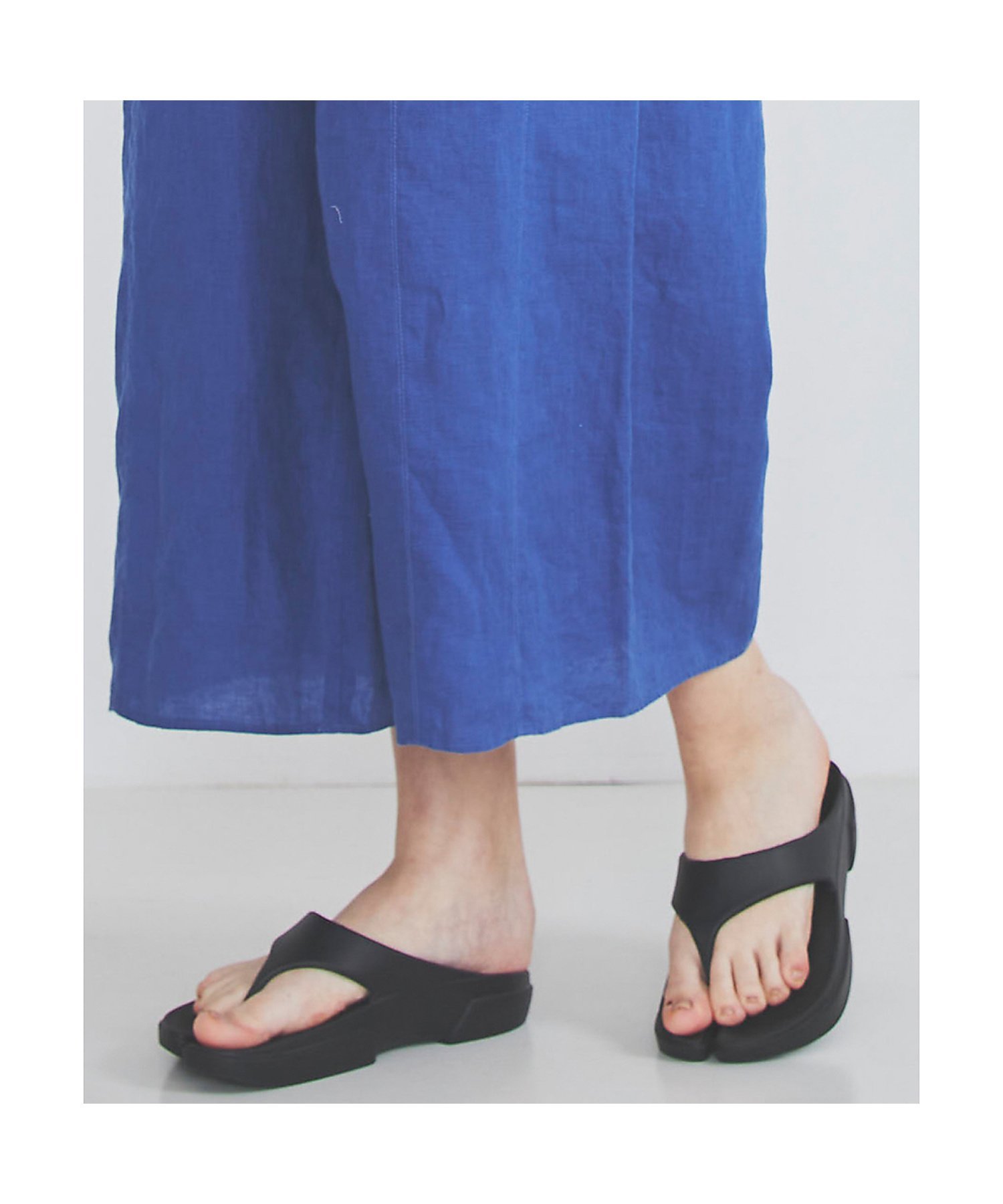 Rouge vif la cle 【Paes/ペイズ/フェーズ】FLIPFLOP タビ リカバリーサンダル ルージュ・ヴィフ ラクレ シューズ・靴 サンダル グレー ブラック