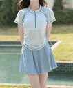 【SALE/20%OFF】aimoha - select - aimoha -select-/ラッシュガード風セパレート水着 アイモハ 水着・スイムグッズ 水着...
