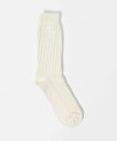 UNITED ARROWS <ROTOTO>ワッフル クルーソックス ユナイテッドアローズ 靴下・レッグウェア 靴下 ホワイト ブラック
