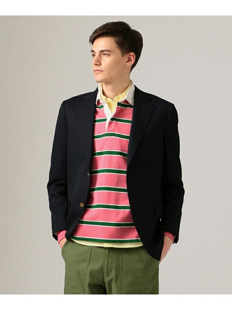 J. Press A.W.C. Twill Sack Blazer BZOVKM0004: Navy