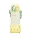 BACKYARD FAMILY Peacock ベビーストローボトル ベルト付き ローラ 食器・調理器具・キッチン用品 水筒・マグボトル グレー イエロー【送料...