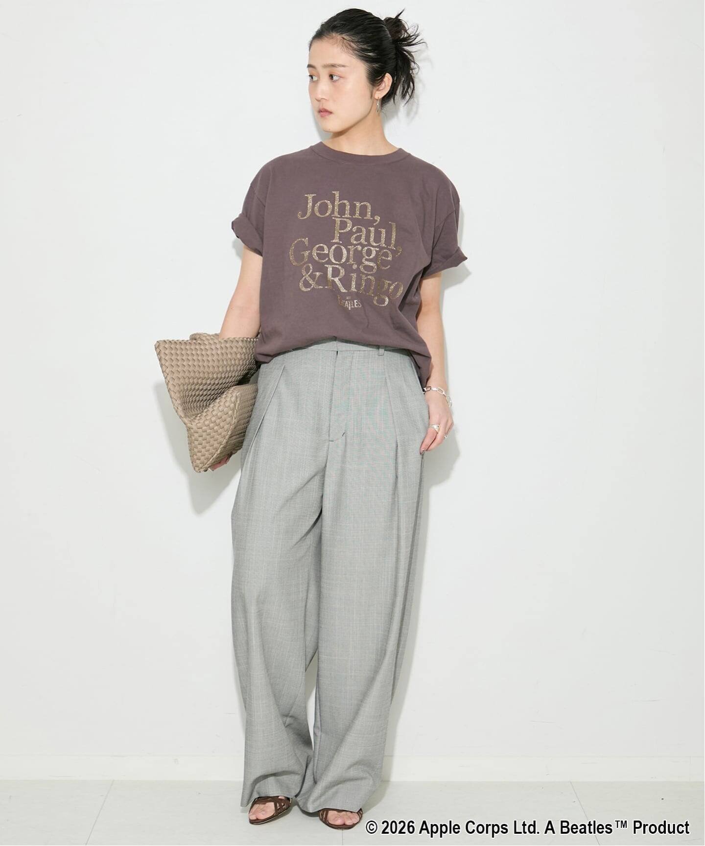 JOURNAL STANDARD L'ESSAGE 《予約》【GOOD ROCK SPEED】THE BEATLES 26BTL001W ss Tシャツ ジャーナルスタンダード レサージュ トップス カットソー・Tシャツ ブラウン【送料無料】