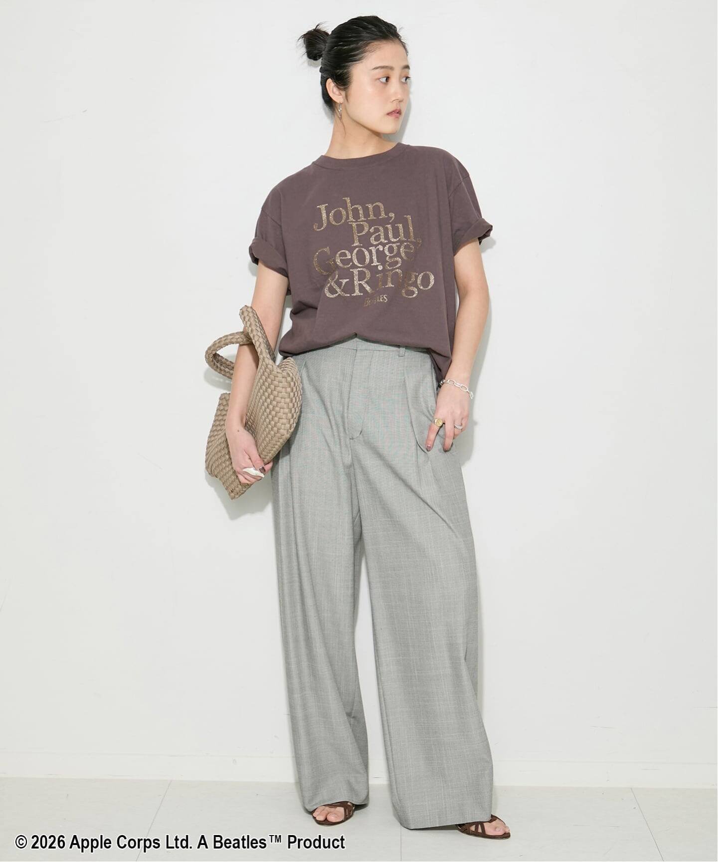 JOURNAL STANDARD L'ESSAGE 《予約》【GOOD ROCK SPEED】THE BEATLES 26BTL001W ss Tシャツ ジャーナルスタンダード レサージュ トップス カットソー・Tシャツ ブラウン【送料無料】