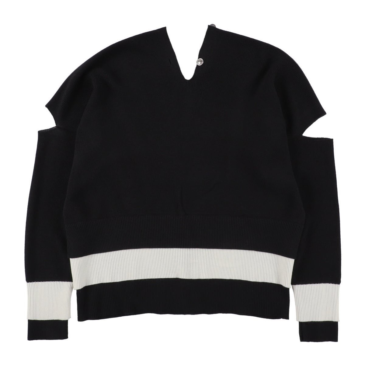 【26AW】＜sulvam＞Layered knit サルバム トップス ニット グレー ブラック