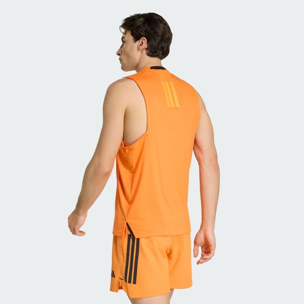 【公式】アディダス adidas 返品可 Les Mills グラフィック タンクトップ アディダス トップス カットソー・Tシャツ オレンジ