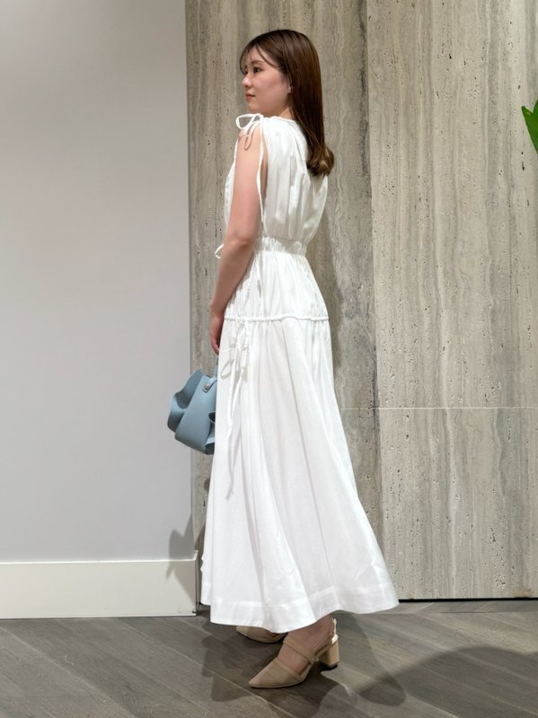 CELFORD リボンノースリーブワンピース セルフォード ワンピース・ドレス その他のワンピース・ドレス ホワイト ピンク ネイビー【送料無料】のサムネイル