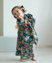 【SALE/30%OFF】Nico@ntique ニコアンティーク 子供浴衣3点セット 女の子 南蛮渡来 ピーコック ウタタネ 着物・浴衣・和装小物 浴衣【送料無料】