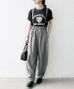 SHIPS any 《予約》SHIPS any:<洗濯機可能>ウーステッド サスペンダー付き バルーン パンツ シップス パンツ その他のパンツ グレー ブラウ...