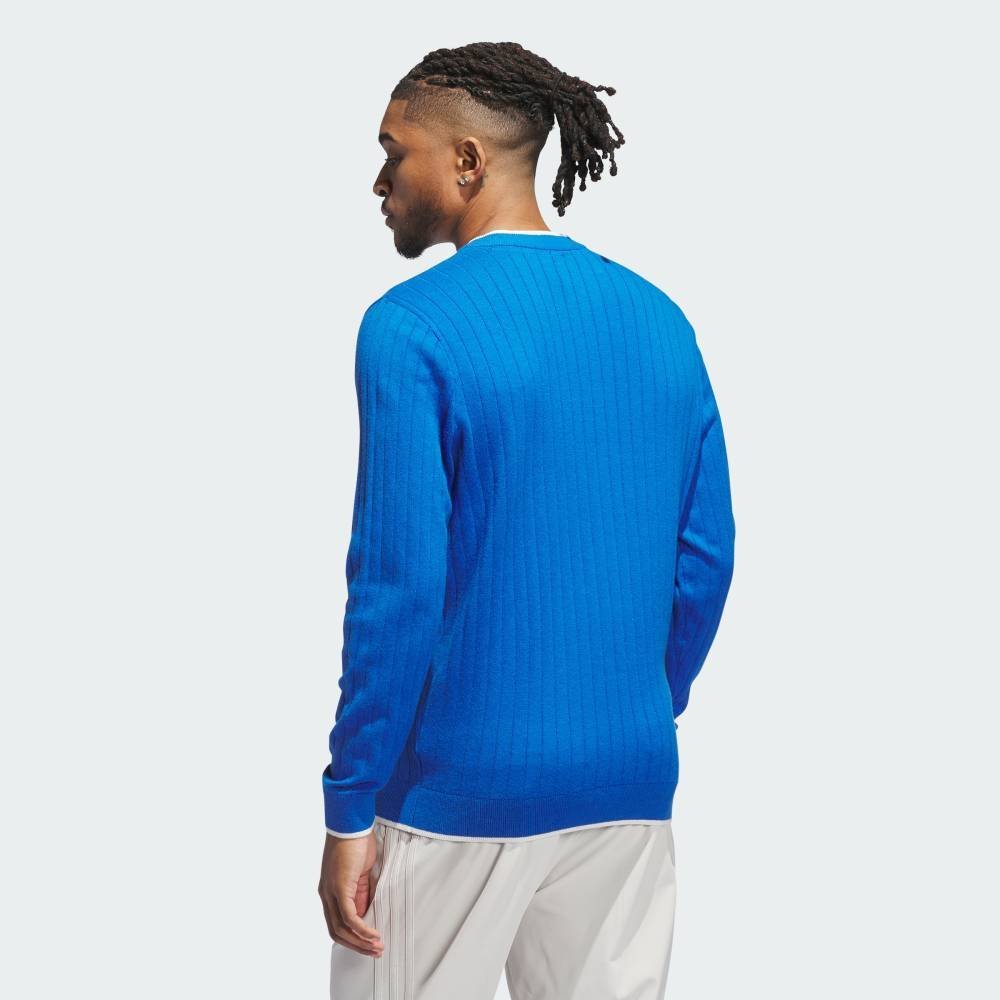 【SALE／20%OFF】adidas 【公式】アディダス adidas 【オリジナルスゴルフ】Vネック セーター アディダス トップス スウェット・トレーナー ブルー【送料無料】