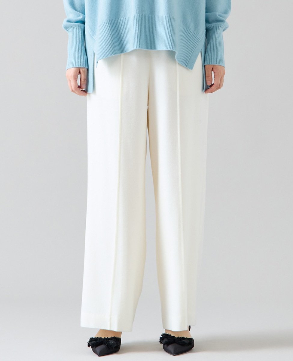 TIARA フラノイージーワイドパンツ ティアラ パンツ その他のパンツ ピンク グレー ホワイト【送料無料】のサムネイル