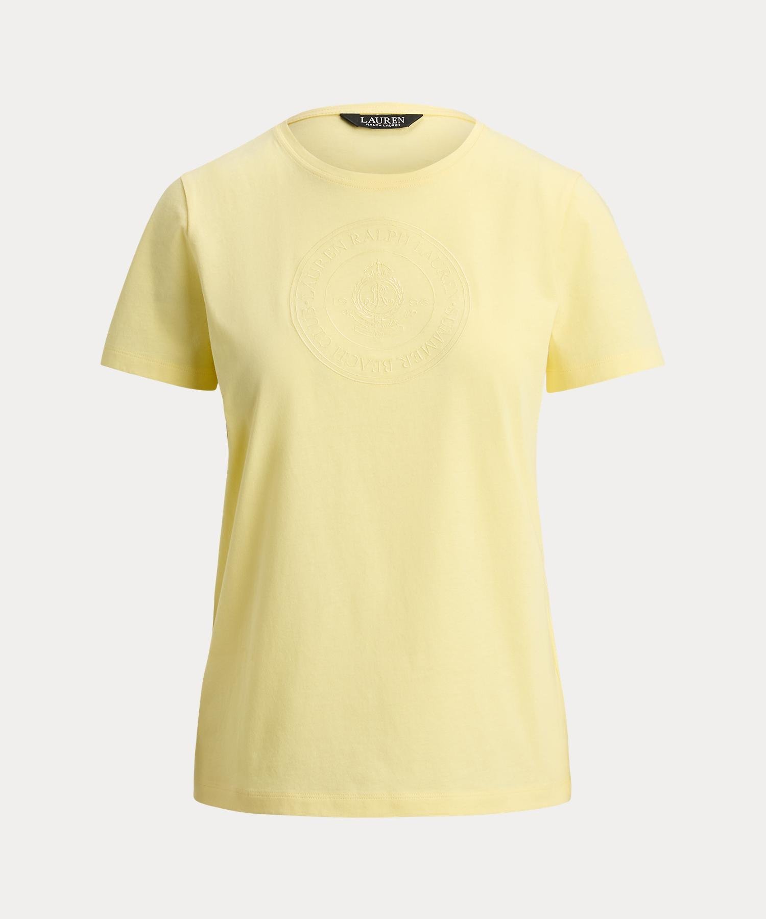 エンブロイダリークレスト コットン ジャージー Tシャツ ラルフローレン トップス カットソー・Tシャツ イエロー