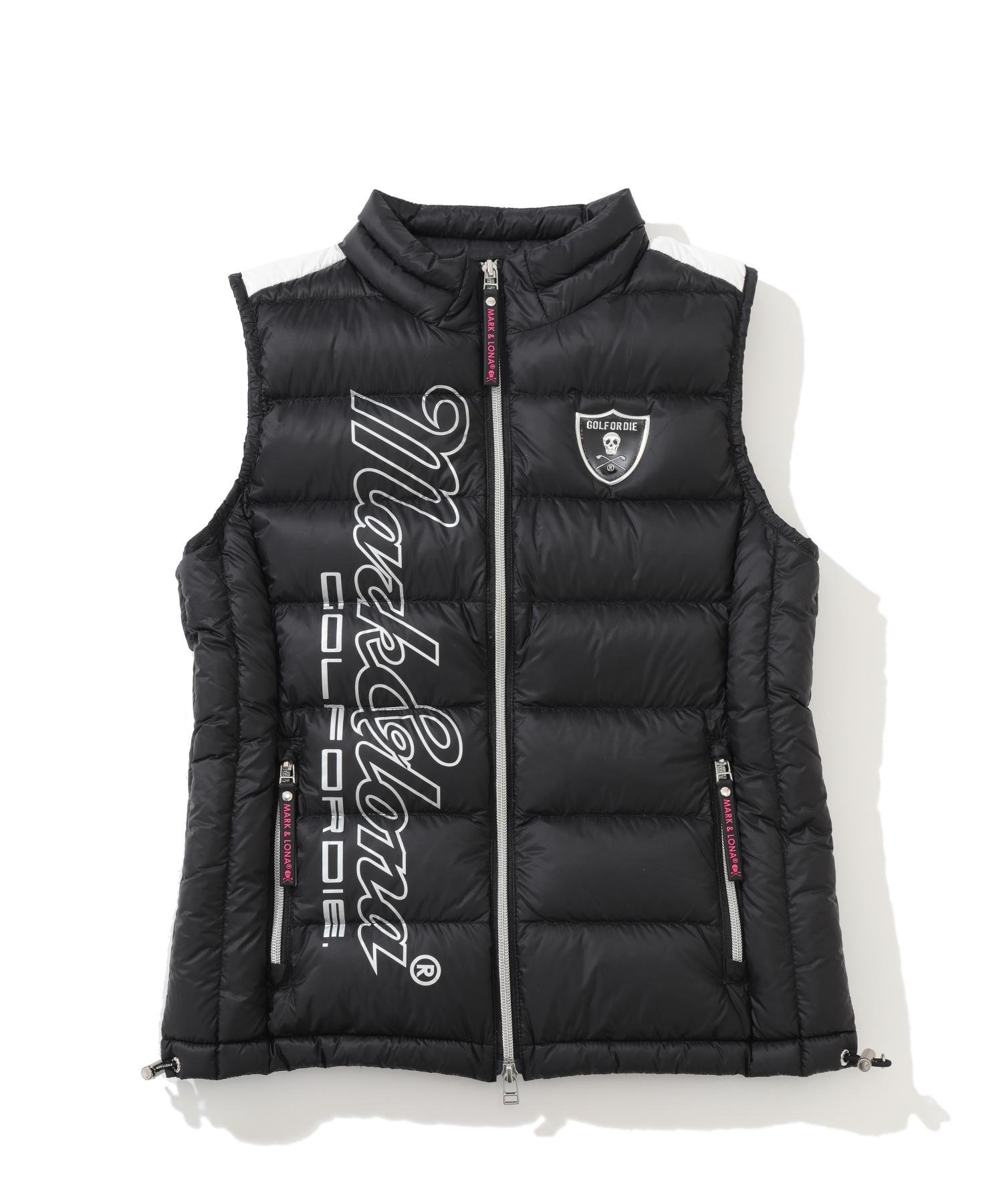 MARK & LONA Primus Light Down Vest ｜ WOMEN マークアンドロナ ジャケット・アウター ダウンジャケット・ダウンベスト レッド ブラック