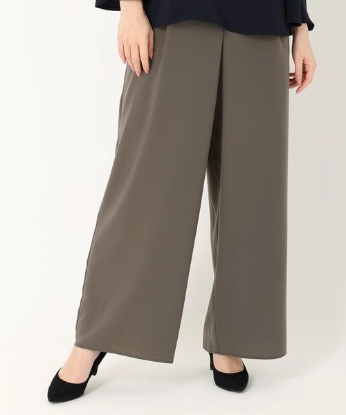 STRAWBERRY-FIELDS イージーワイドパンツ ストロベリーフィールズ パンツ その他のパンツ ネイビー ブラック グレー【送料無料】