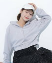 【SALE/20%OFF】JILL by JILL STUART ビッグロゴパーカー ジル バイ ジル スチュアート トップス カットソー・Tシャツ ベージュ グレー ブルー【送料無料】
