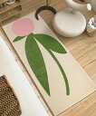 【SALE/20%OFF】aimoha home aimoha home花柄ロングラグ アイモハ インテリア・生活雑貨 カーペット・ラグ・マット ピンク レッド...