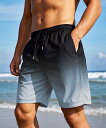 aimoha MENS aimoha MENS/メンズ水着セット(ラッシュガード付き) アイモハ 水着・スイムグッズ 水着 ブルー グリーン【送料無料】