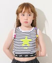 【SALE/30%OFF】X-girl Stages スタークラッキングショートタンクトップ ナルミヤオンライン トップス ノースリーブ・タンクトップ