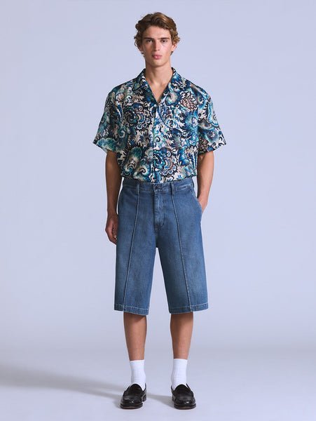 Levi's BLUETAB(TM) ワークショーツ ミディアムインディゴ リーバイス パンツ その他のパンツ ネイビー【送料無料】