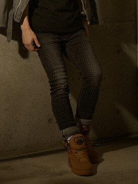 【SALE／50%OFF】SWAGGER NEEDLE PUNCH DAMAGE SKINNY DENIM PANTS スワッガー パンツ/ジーンズ【RBA_S】【RBA_E】【送料無料】