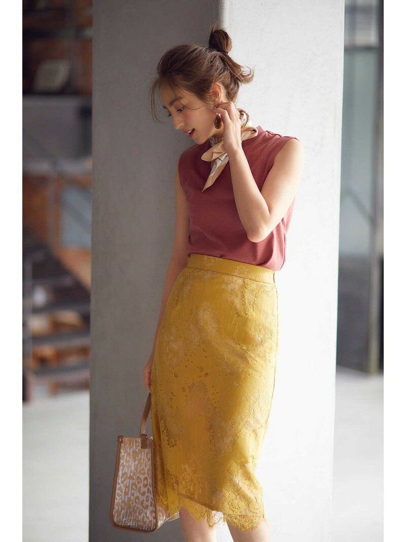 【SALE／50%OFF】PROPORTION BODY DRESSING レースタイトスカート プロポーションボディドレッシング スカート その他のスカート イエロー ブルー ホワイト【送料無料】のサムネイル