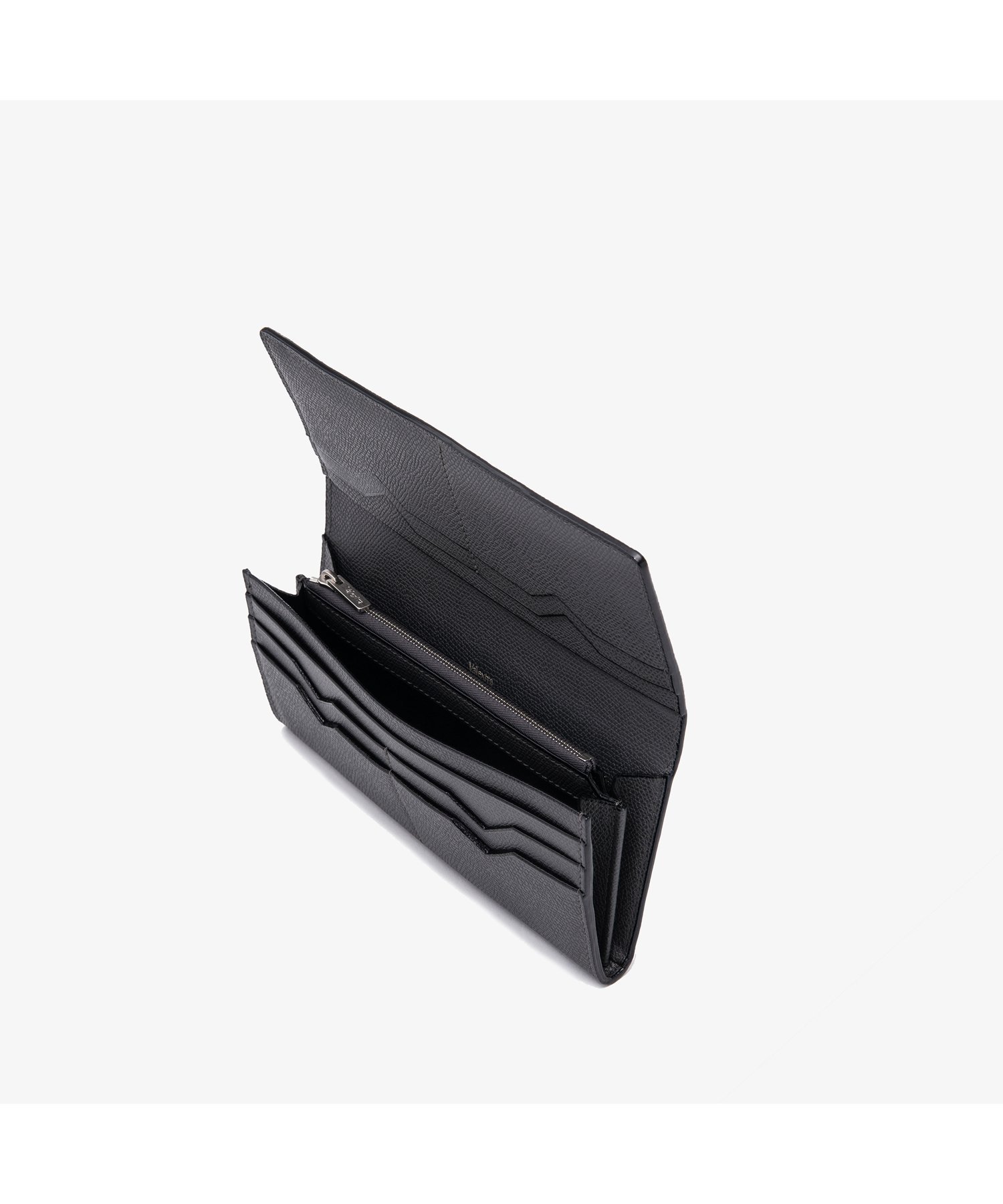 Valextra 【公式】小銭入れ付き長財布 8カード ヴァレクストラ 財布・ポーチ・ケース 財布 グレー【送料無料】