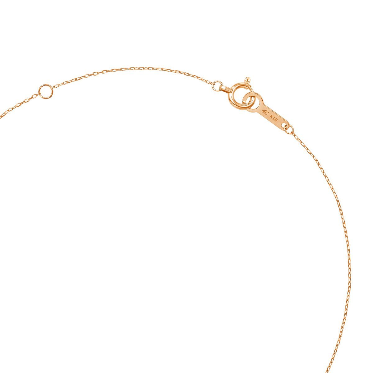 4℃ 【9月誕生石】K10ピンクゴールド ネックレス ヨンドシー アクセサリー・腕時計 ネックレス ゴールド【送料無料】
