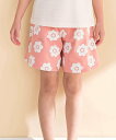 Noeil aime BeBe 【お揃い】花柄プリント天竺キュロット(80~130cm) ベベ オンライン ストア パンツ キュロット ピンク ブラウン【送料無...