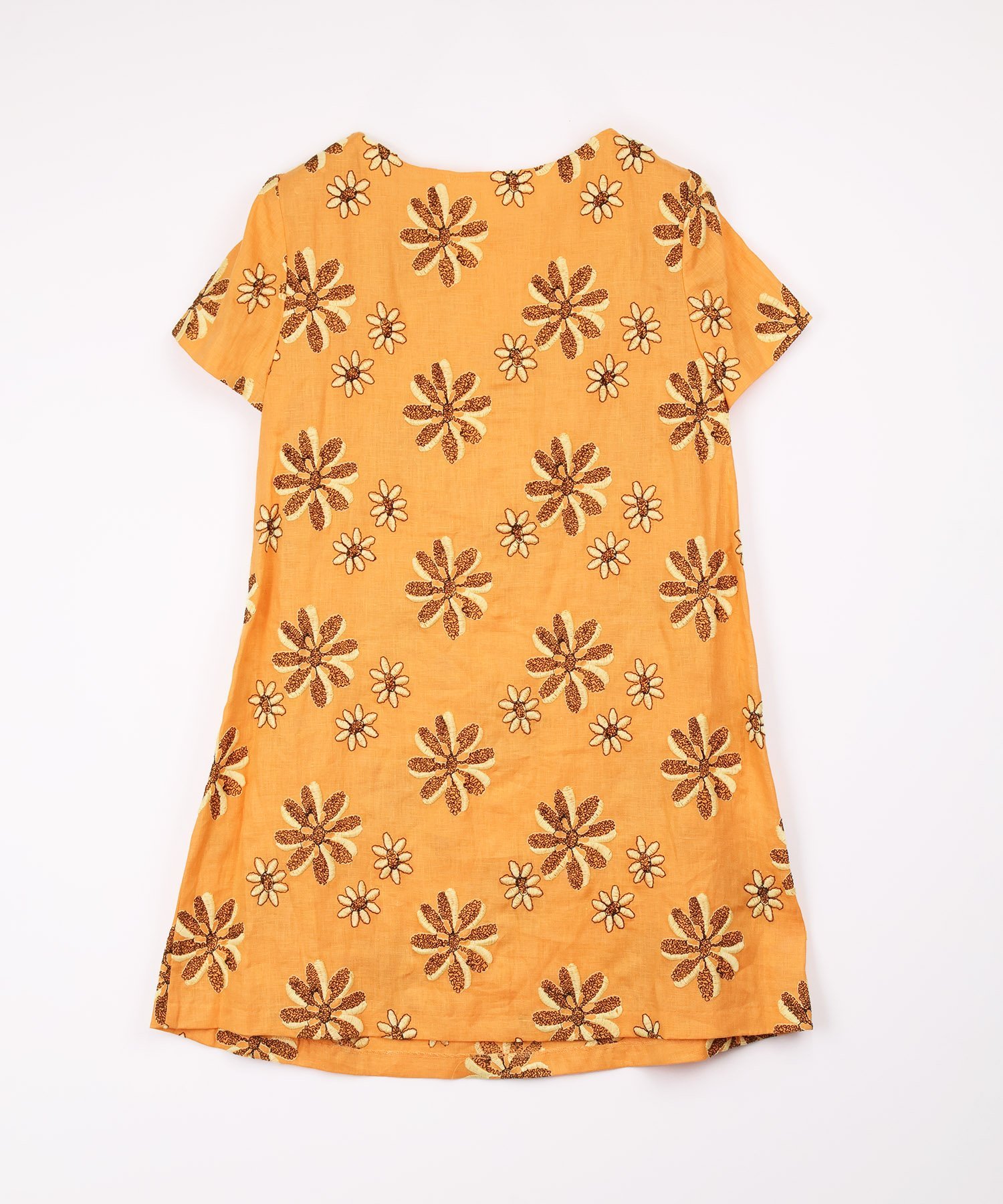 【SALE／70%OFF】TABASA PLUS 【SALE】フラワーエンブロイダリーチュニック タバサ ワンピース・ドレス チュニック オレンジ【送料無料】