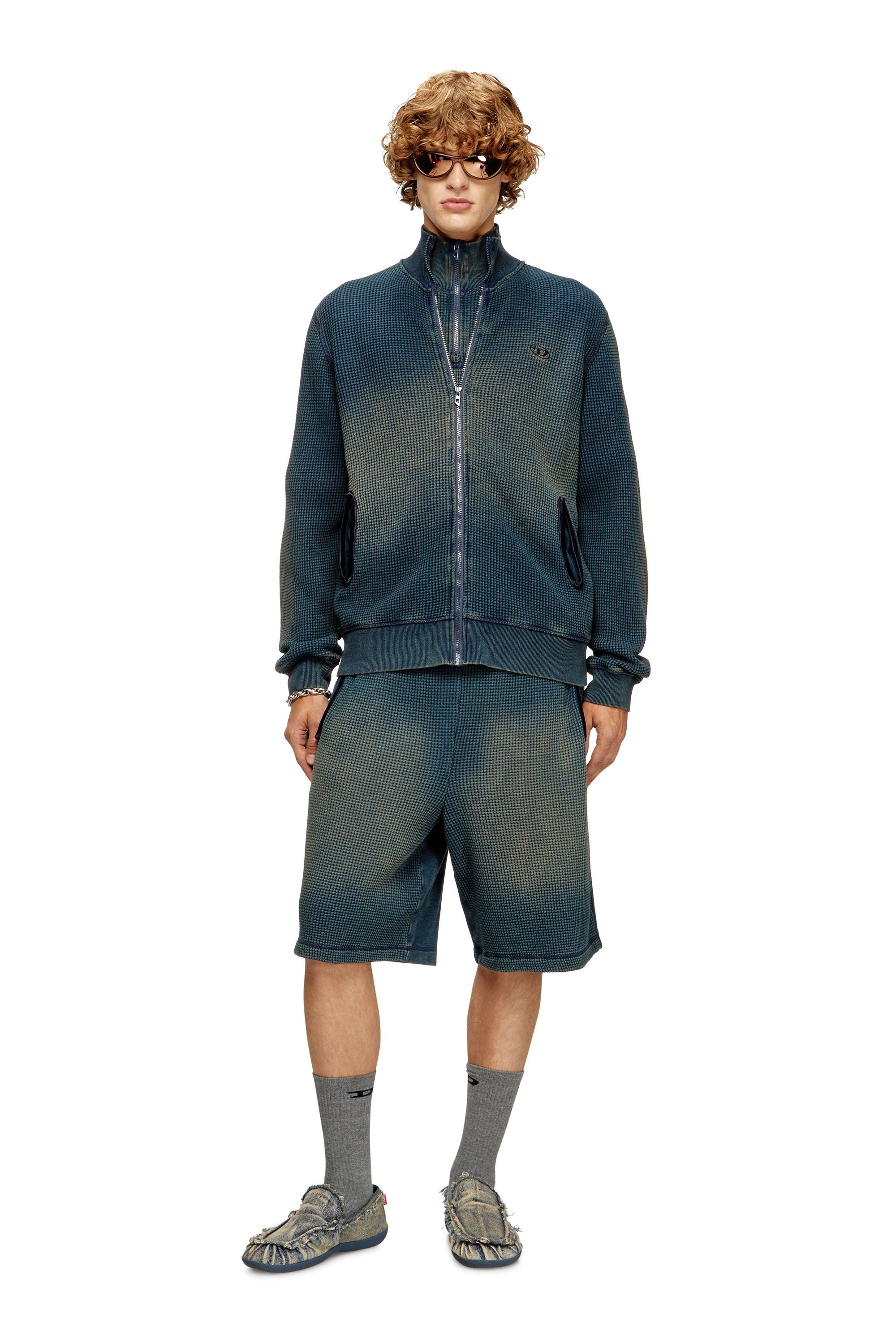 DIESEL メンズ ショートパンツ P-WAFY-SHORT ディーゼル パンツ その他のパンツ ブルー【送料無料】