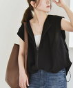 【SALE/30%OFF】quaranciel quaranciel:<手洗い可能>カット ジョーゼット ドロスト ジップ ベスト シップス トップス ベスト・...