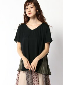 【SALE／50%OFF】GLOBAL WORK (W)ミリオンアイス/2WAYPO グローバルワーク カットソー カットソーその他 ブラック ブラウン グレー ネイビー