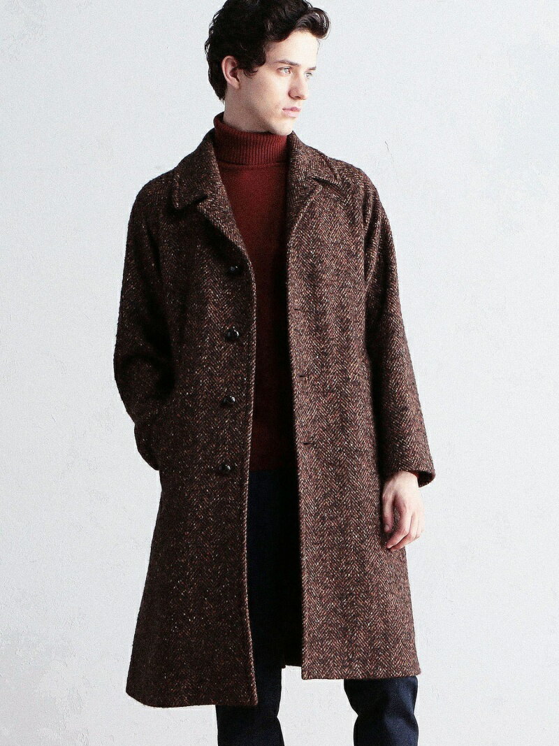 Tomorrowland Tweed Belted Raglan Coat 61-09-04-09002
