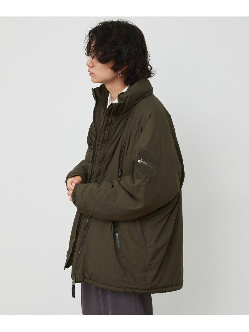 【SALE／20%OFF】JUNRed WILDTHINGS BIG HAPPY JACKET【プリマロフト】 ジュンレッド コート/ジャケット ダウンジャケット ブラック カーキ【送料無料】