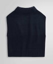 BROOKS BROTHERS メリノウール モックネック ベスト ブルックス ブラザーズ スーツ・フォーマル スーツベスト ベージュ ネイビー【送料無料】