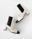 TOCCA BIJOUX BUCKLE SIDEGOREBOOTS ブーツ トッカ シューズ・靴 ブーツ ホワイト ブラック【送料無料】