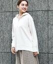 【SALE/19%OFF】eur3 【大きいサイズ/a.v.v*eur3】ハーフジップダンボールフーディー エウルキューブ トップス パーカー・フーディー ホワ...