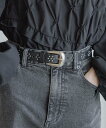【SALE/30%OFF】niko and ... オリジナルカシメベルト ニコアンド ファッション雑貨 ベルト ブラック ホワイト