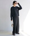 UNFILO L 【吸水速乾/接触冷感】ラッシュガード ドロストパンツ アンフィーロ パンツ その他のパンツ グレー ブラック【送料無料】(4)