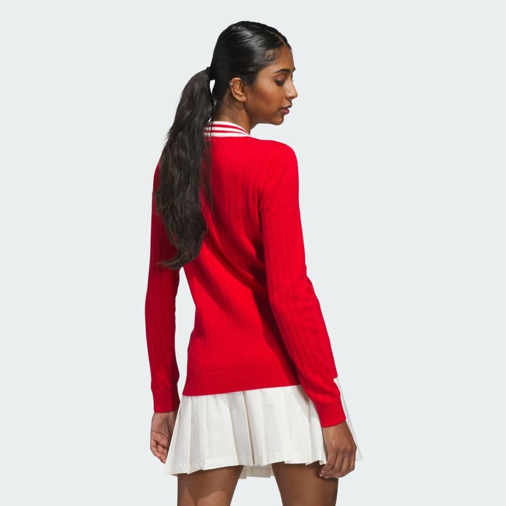 【SALE／20%OFF】adidas 【公式】アディダス adidas 【オリジナルスゴルフ】クルーネックセーター アディダス トップス スウェット・トレーナー レッド【送料無料】