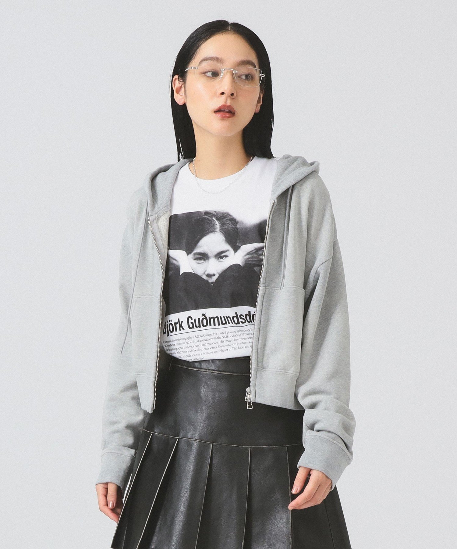 Ray BEAMS スウェット ジップ フーディー ビームス ウイメン トップス カットソー・Tシャツ グレー【送料無料】