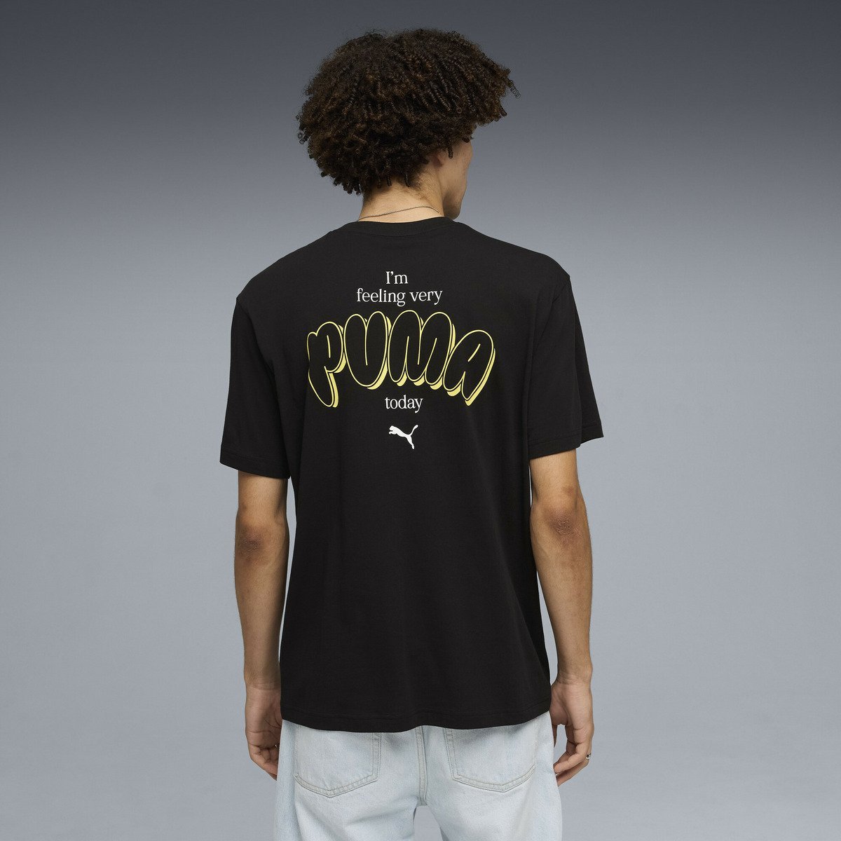 メンズ グラフィックス バブル フォント リラックス 半袖 Tシャツ GRAPHICS Tee プーマ トップス カットソー・Tシャツ ブラック
