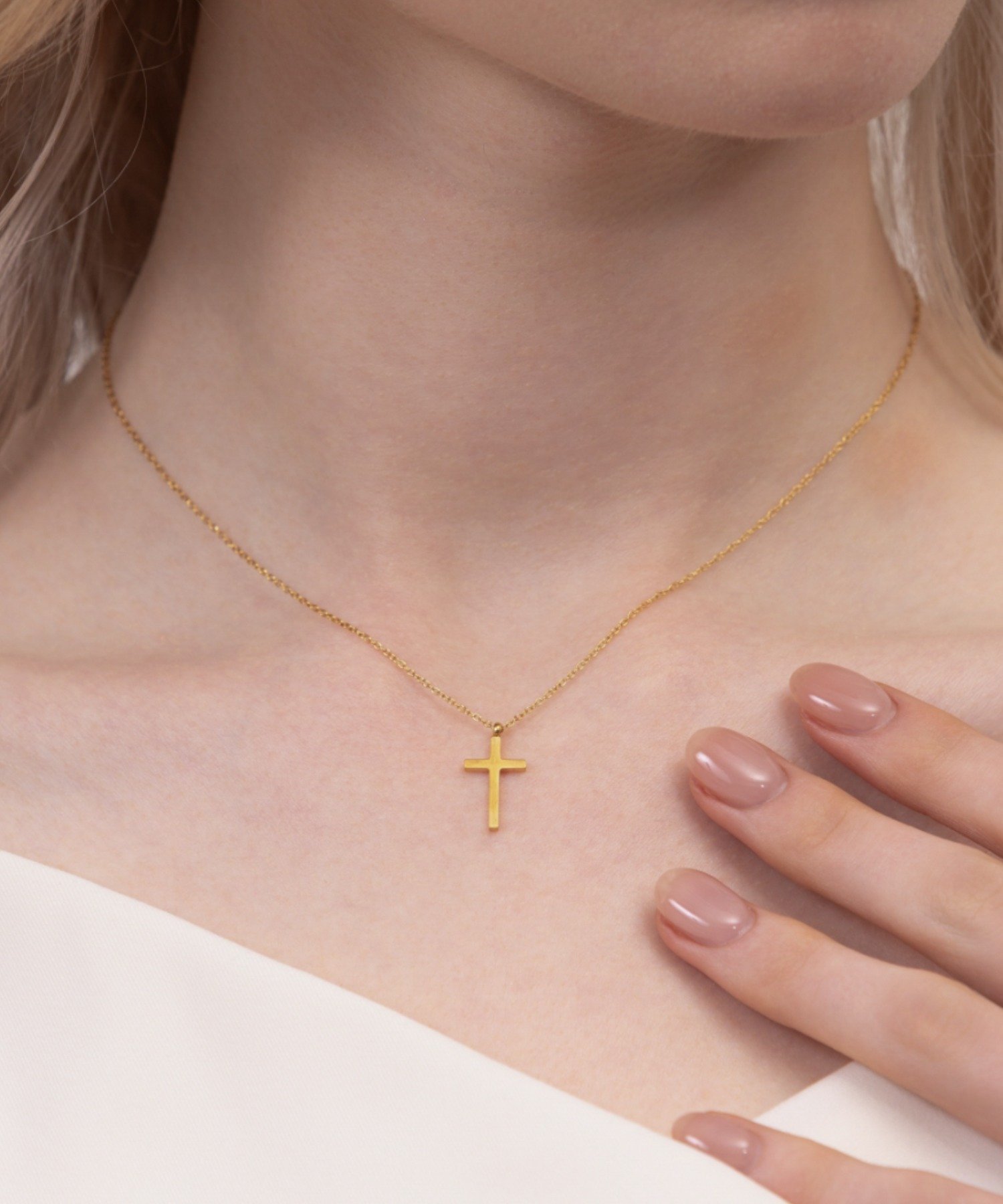 【SALE／38%OFF】sowang by iso クロスモチーフネックレス アウトフィッターラボ アクセサリー・腕時計 ネックレス ゴールド シルバー