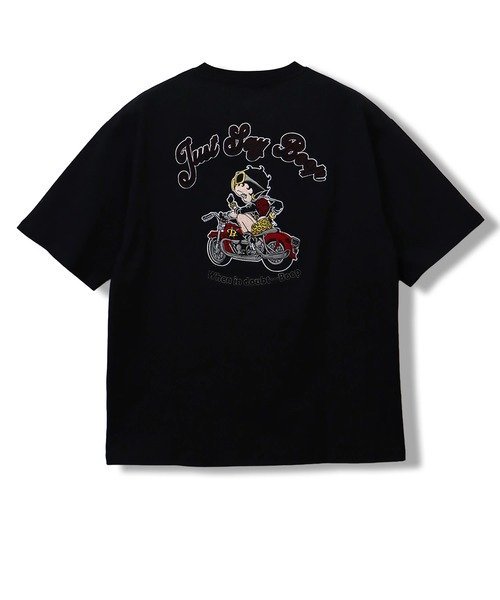 BETTY/ベティ バイクTEE(MENS/WOMENS) サンコーバザール トップス カットソー・Tシャツ ホワイト ブラック