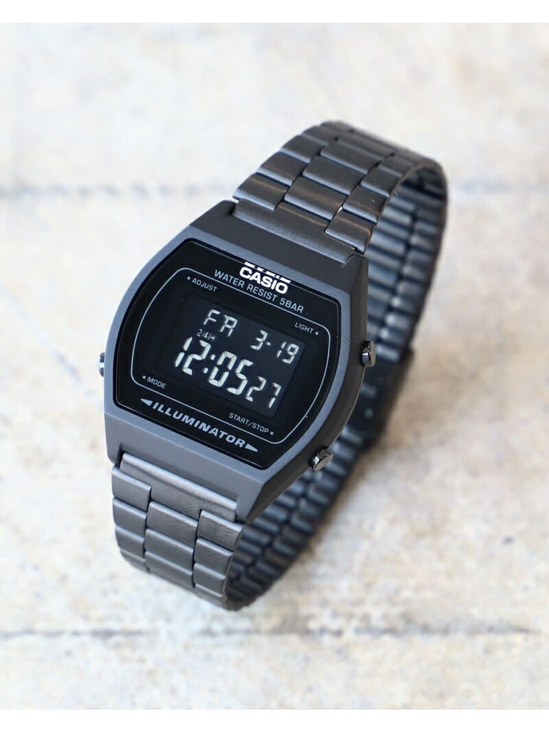 腕時計 メンズ（予算10000円以内） BEAMS MEN CASIO / デジタル ウォッチ ブラック B640WB-1BJF ビームス メン アクセサリー・腕時計 腕時計 ブラック【送料無料】