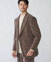 【SALE/35%OFF】SHIPS MEN 【SHIPS別注】CARUSO: AIDA ワイドラペル コーデュロイ ジャケット シップス ジャケット・アウター テーラードジャケット・ブレザー ブラウン【送料無料】