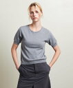 【SALE/40%OFF】ATTISESSION <ATTISESSION>コットンナイロンシルク ショートスリーブ ニット ビューティー&ユース ユナイテッドアローズ トップス ニット ブラック グレー ピンク【送料無料】