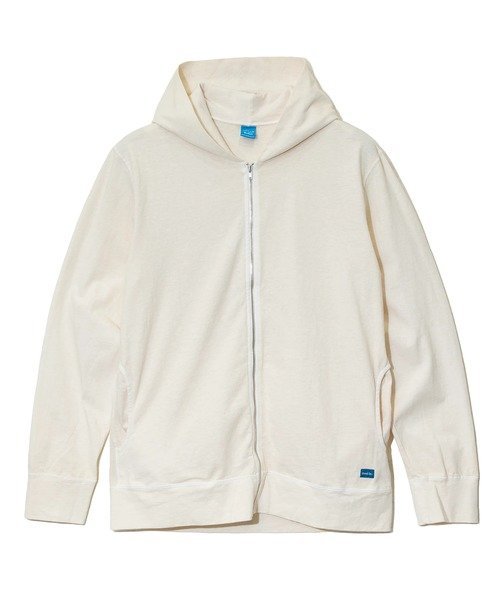 GOOD ON/グッドオン ZIP TEE PARKER (MENS) ゴースローキャラバン トップス カットソー・Tシャツ ベージュ ブルー ブラック