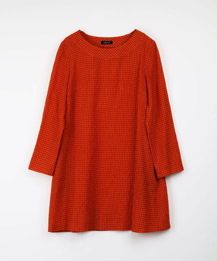 【SALE/70%OFF】TABASA 【SALE】ふくらみギンガムチュニック タバサ ワンピース・ドレス チュニック オレンジ【送料無料】 【SALE/70%OFF】TABASA 【SALE】ふくらみギンガムチュニック タバサ ワンピース・ドレス チュニック オレンジ【送料無料】
