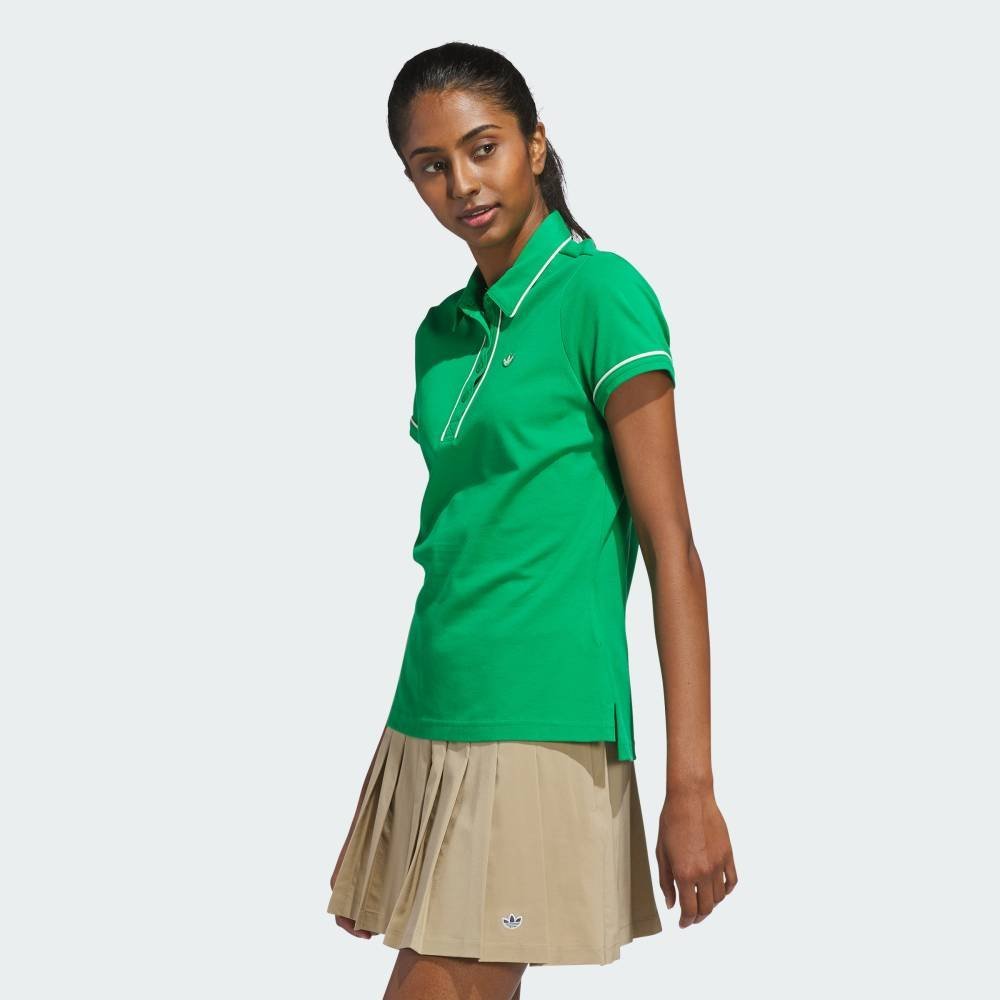 【SALE／20%OFF】adidas 【公式】アディダス adidas 【オリジナルスゴルフ】ツイストニット ワンポイントロゴ 半袖ポロ アディダス トップス ポロシャツ グリーン【送料無料】